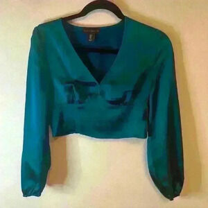 House of Harlow Emerald Green Blouse Size S